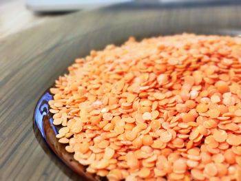 Close-up of pasta on table