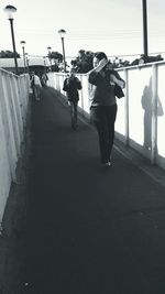 Full length of man and woman
