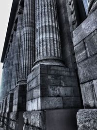 Low angle view of old building