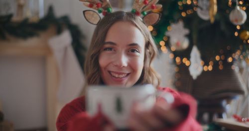 Young woman using mobile phone