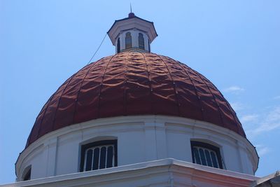 Low angle view of building against sky