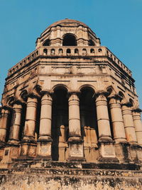 Low angle view of historical building