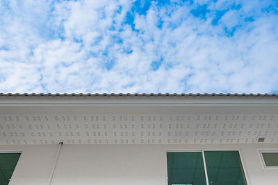 Low angle view of building against sky