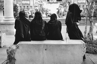 Woman standing in park