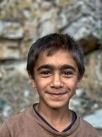 Portrait of smiling boy