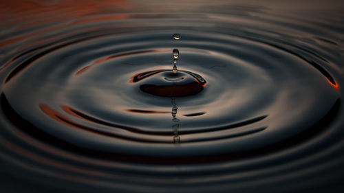 Full frame shot of rippled water