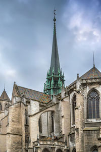 Low angle view of building against sky