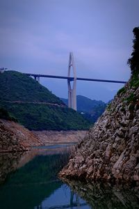 Scenic view of river against sky