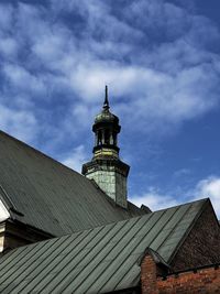 Low angle view of building against sky