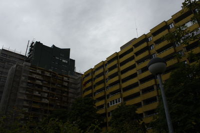 Low angle view of building against sky