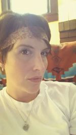 Portrait of young woman