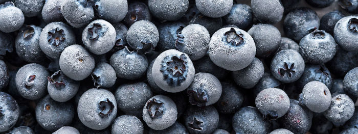 Full frame shot of blueberries