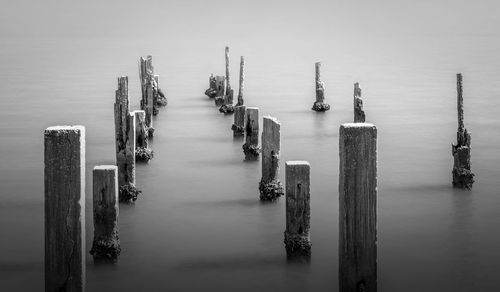 View of boats in harbor