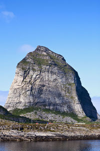 Træna island with trænstaven