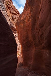 Rock formations slot canyon 