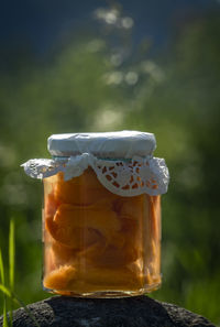 Close-up of ice cream