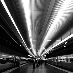 Illuminated tunnel