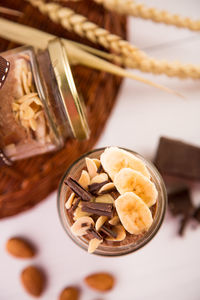 Close-up of food on table