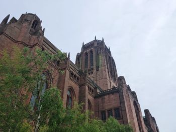 Low angle view of historical building against sky