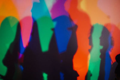 Full frame shot of multi colored colored background