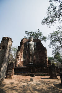 Old temple against sky