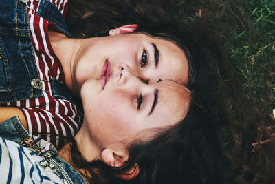 Portrait of smiling young woman