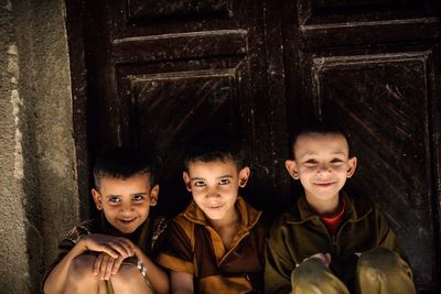 Portrait of happy girl