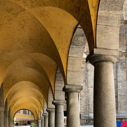 Low angle view of historical building