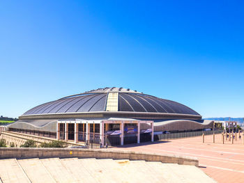 View of building against blue sky