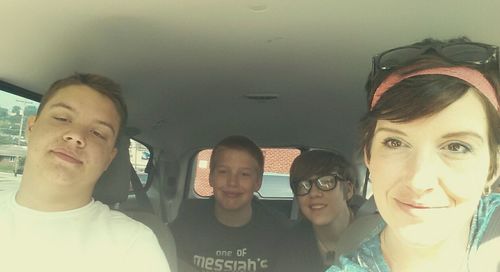 Portrait of smiling young woman