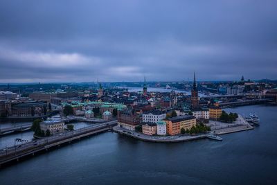 High angle view of stockholm