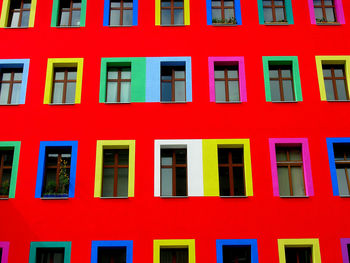 Full frame shot of residential building