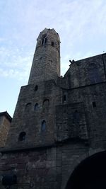 Low angle view of historic building