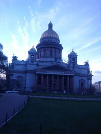 Facade of historical building