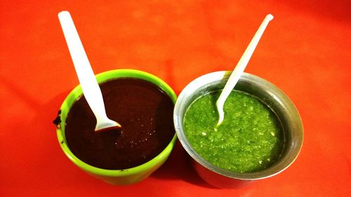 Close-up of green vegetables