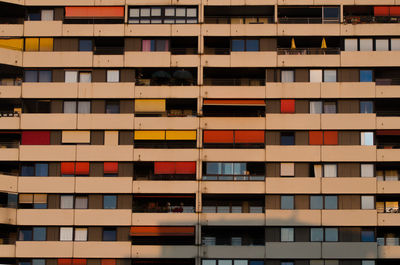 Full frame shot of residential building