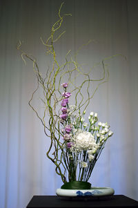 Close-up of flowers on table at home