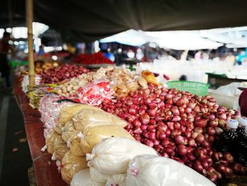 Fruits for sale in market