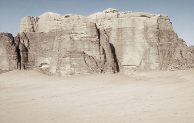 View of rock formations