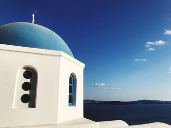 Chapel by sea at santorini