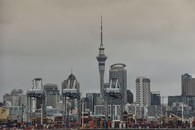 Cityscape against sky