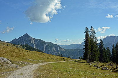 The postalm is an alpine pasture in the municipality of strobl in the province of salzburg