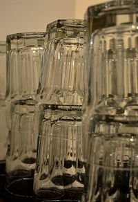 Close-up of wine glasses