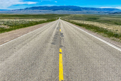 On the road in big sky country