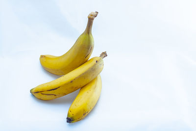 Close-up of fruit against white background