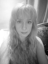 Close-up portrait of young woman