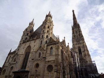 Low angle view of historical building against sky