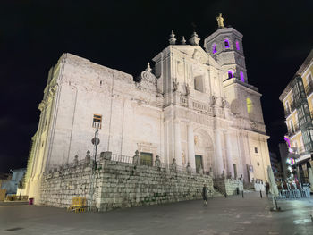 Low angle view of historic building