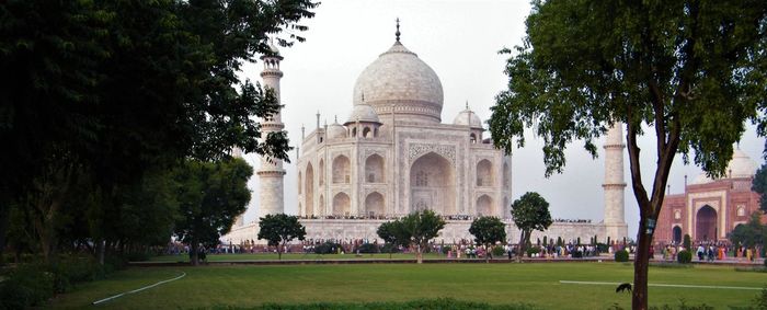 Facade of historical building