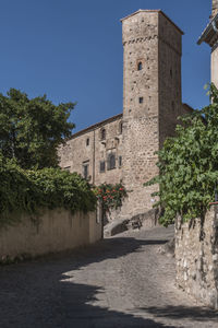 View of historic building against sky